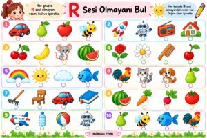 R Sesi Etkinlikleri Çalışma Kağıtları 32