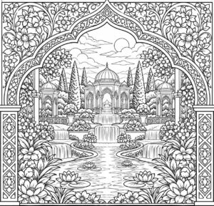 Mandala Boyama Sayfaları 14