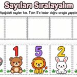 5 Rakamı Çalışma Sayfaları Etkinlikleri 42