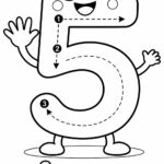 5 Rakamı Çalışma Sayfaları Etkinlikleri 45