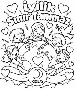 Kızılay Haftası Boyama Sayfaları - Resim 23
