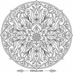 Mandala Boyama Sayfaları 17