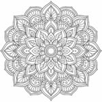 Mandala Boyama Sayfaları 25