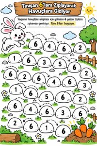 6 Rakamı Etkinlikleri ve Çalışma Sayfaları 31